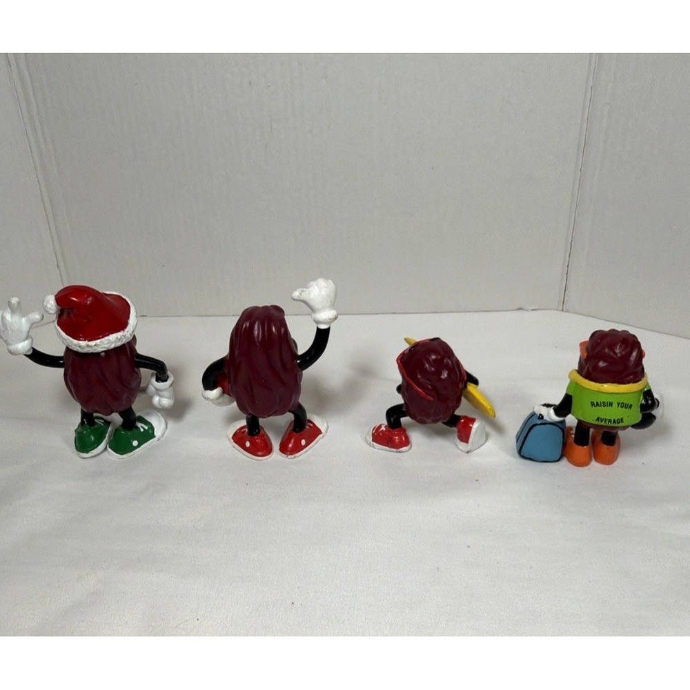 Vintage California Raisins PVC Figure Lot Holiday‎ Vacation Sunglasses Applause - Picture 5 of 8